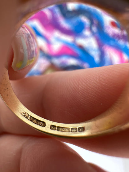 Vintage 9ct Gold Turquoise ring