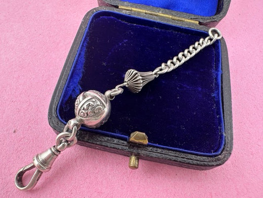 Sterling silver Curb and ball extender