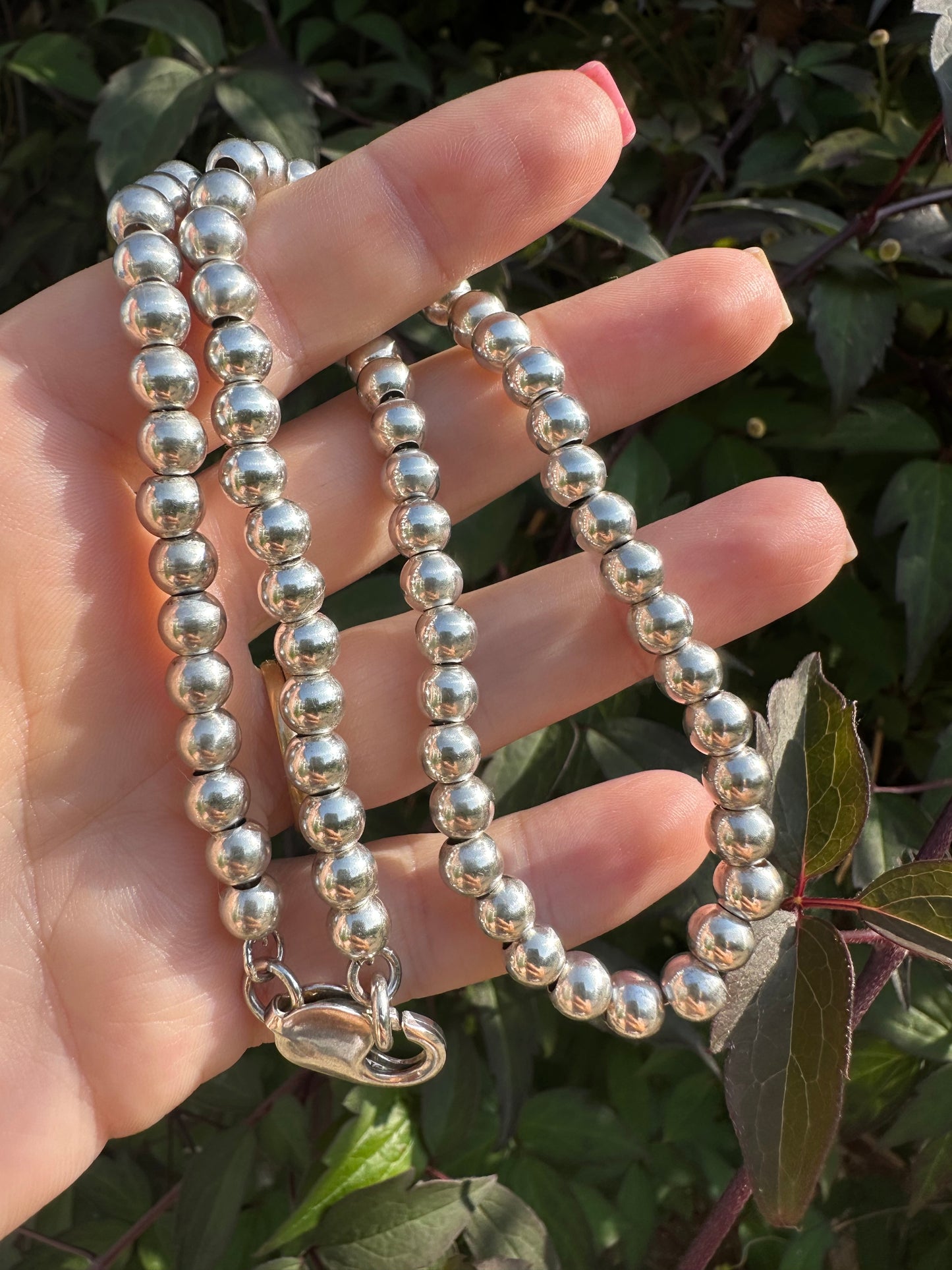 Sterling Silver Ball Chain