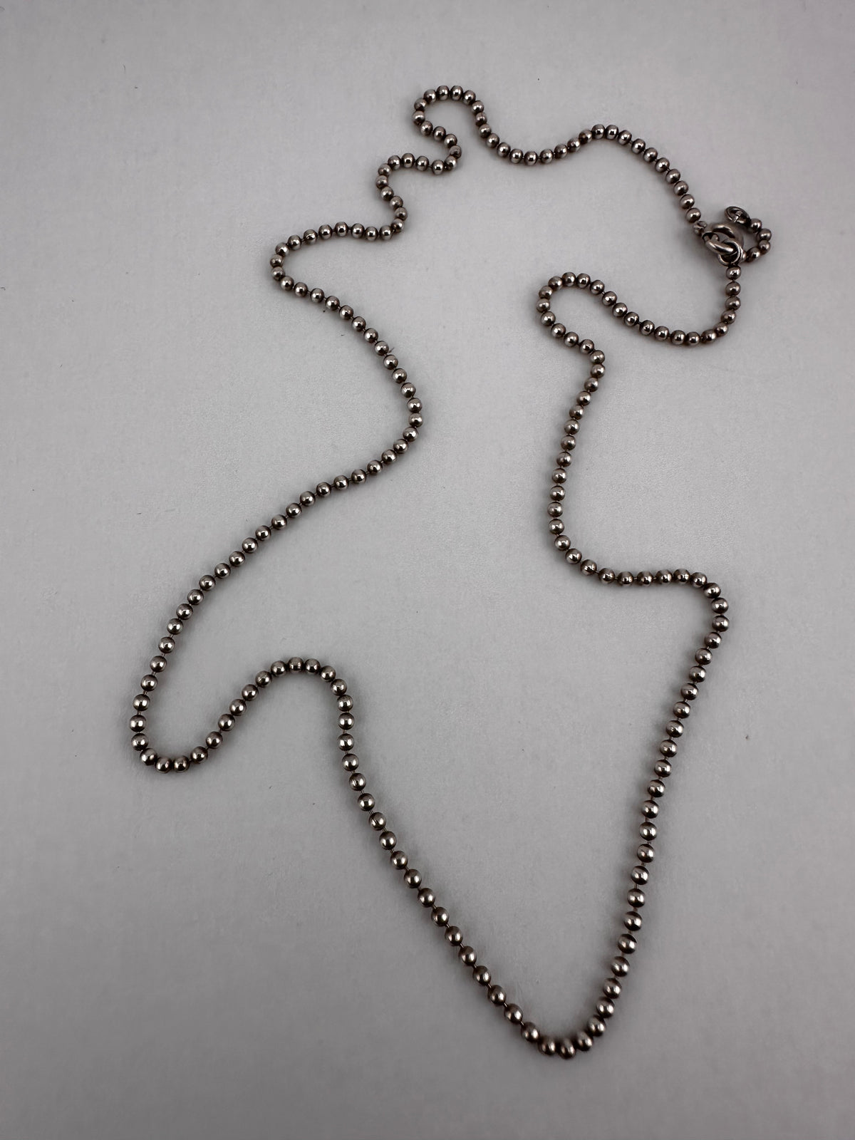 Vintage Sterling Silver Ball chain