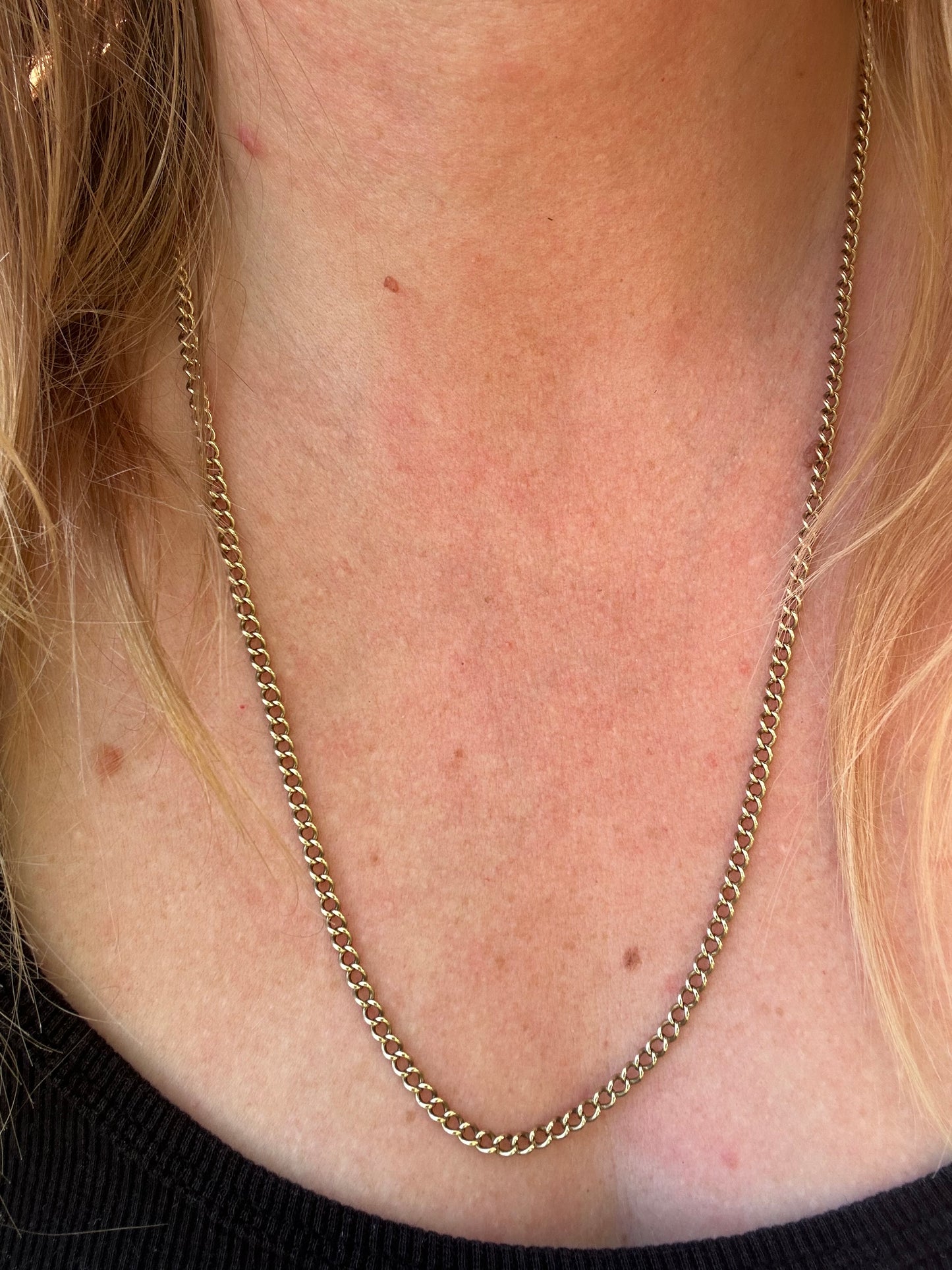 Vintage 9ct Gold Curb chain
