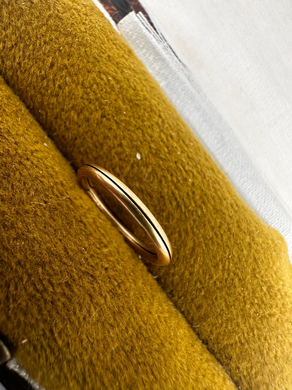 French 18ct Gold Split ring