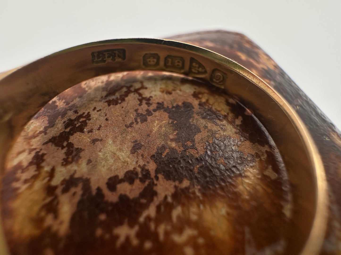 Antique 18ct Gold Star set Diamond Gypsy ring