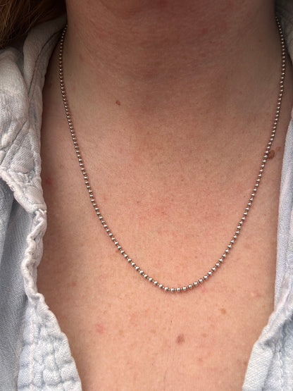 Sterling Silver ball chain