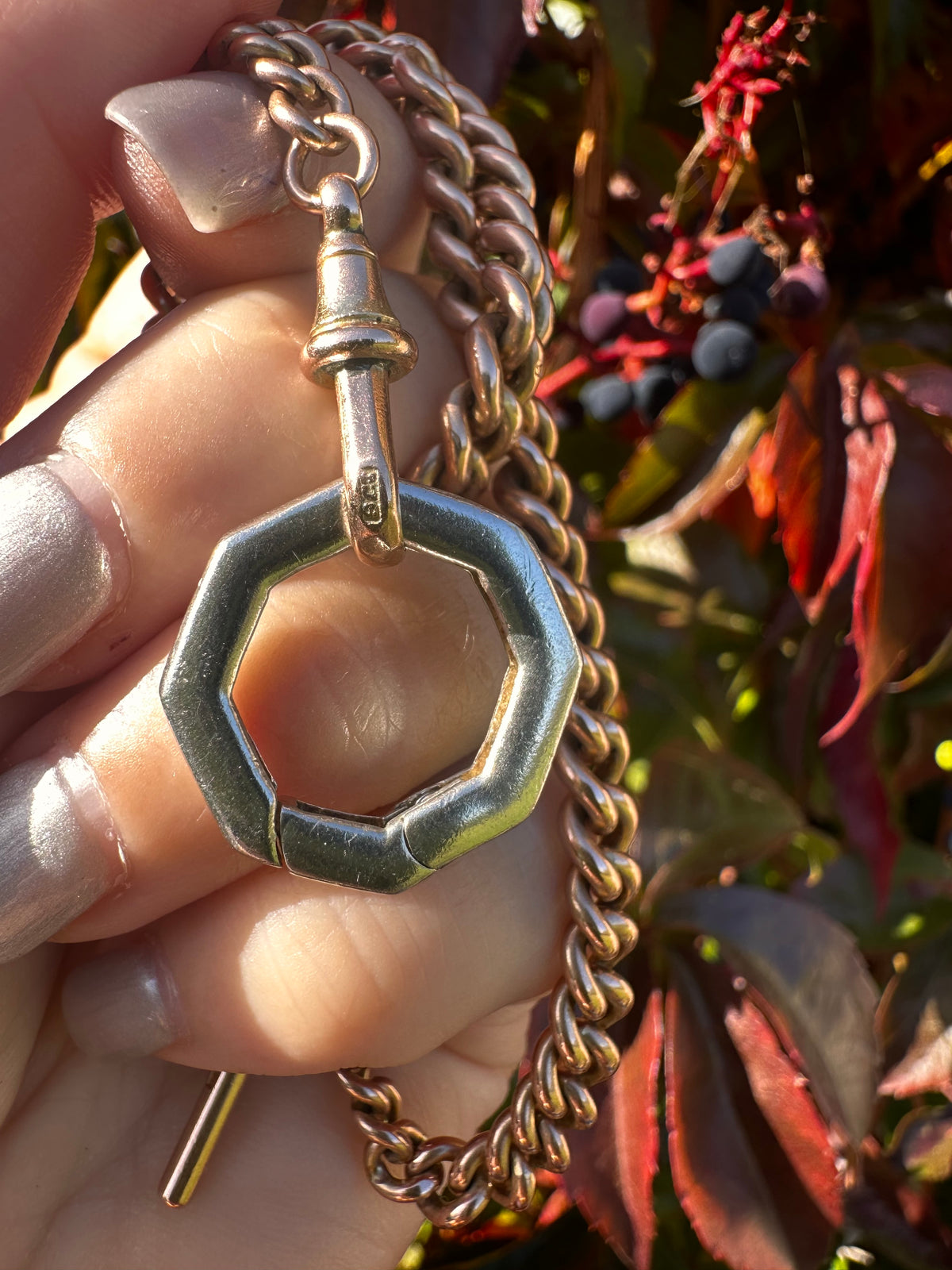 Sterling Silver Octagon connector