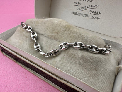 950 silver puffy mariner bracelet