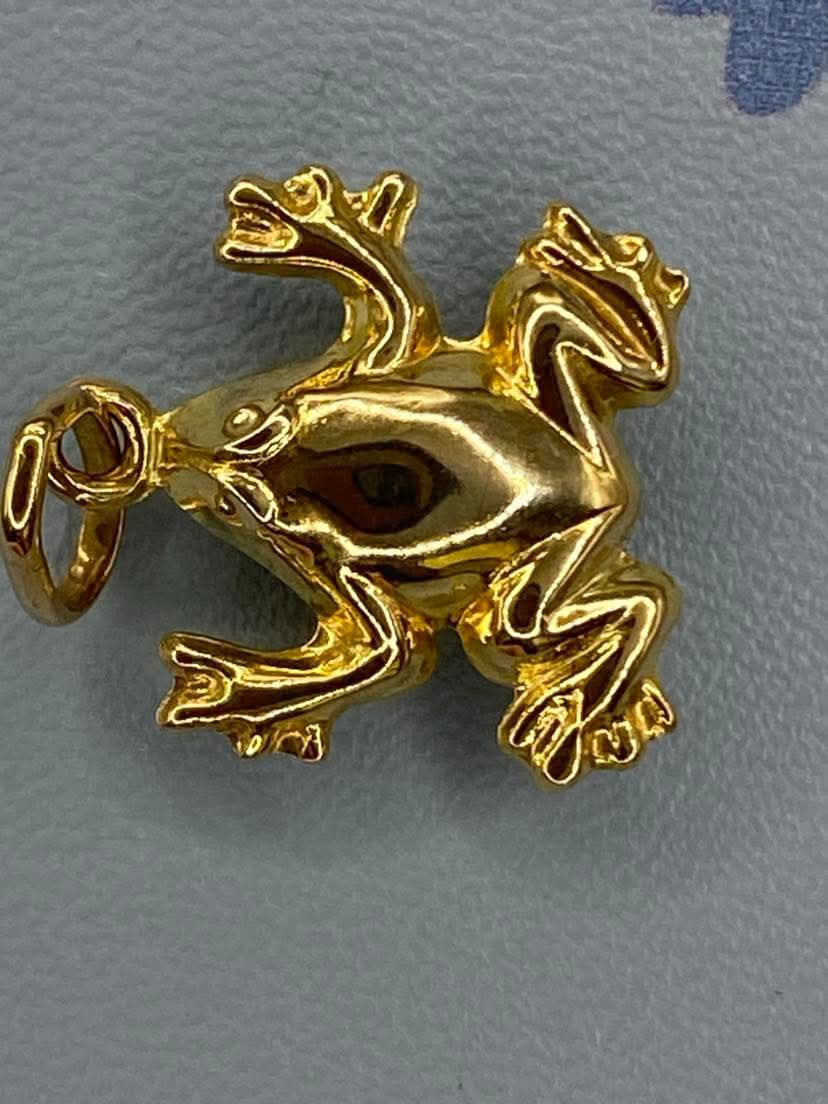 9ct Gold Frog charm