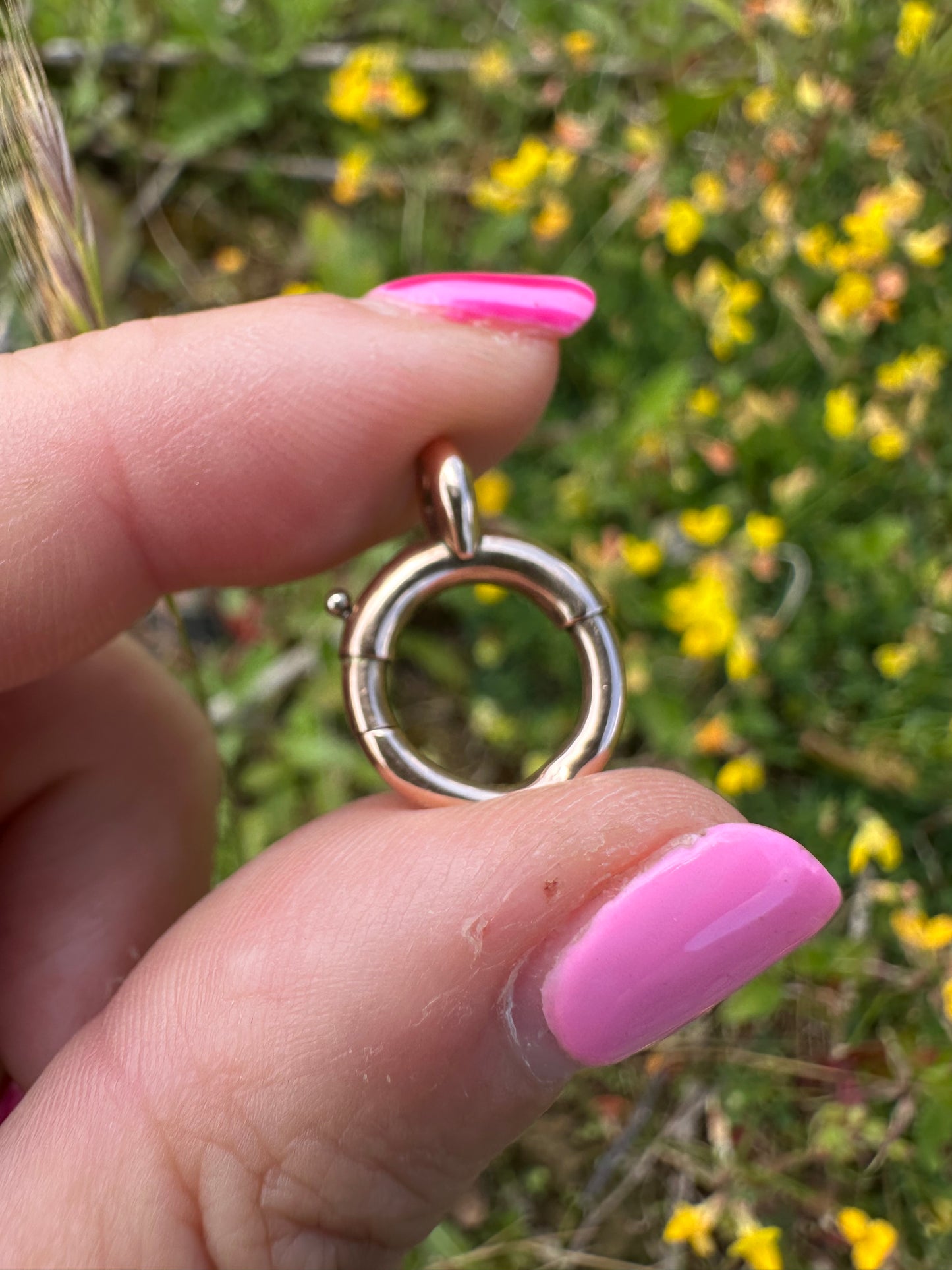 Antique 9ct Rose gold Bolt clasp