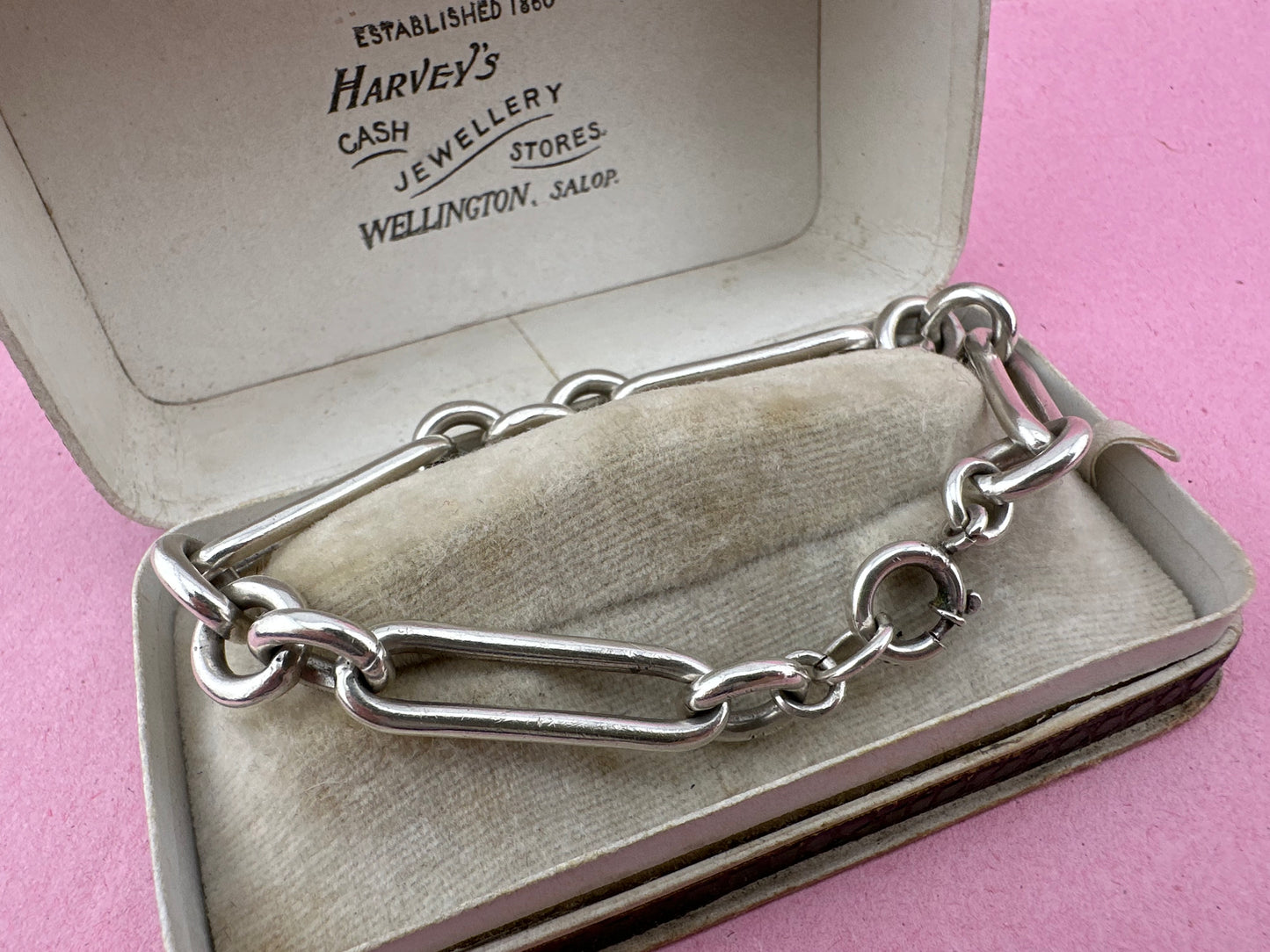 Vintage Sterling Silver Trombone bracelet