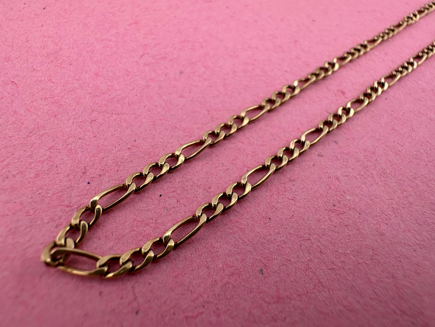 Vintage 9ct Gold Figaro chain