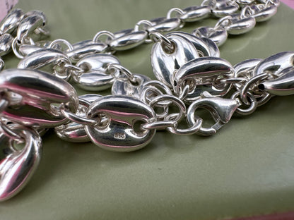 Sterling Silver XL Puffy Mariner Chain