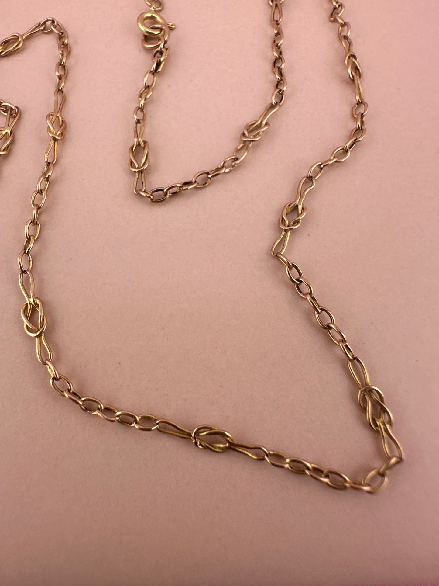 Antique 9ct Gold Knot Chain