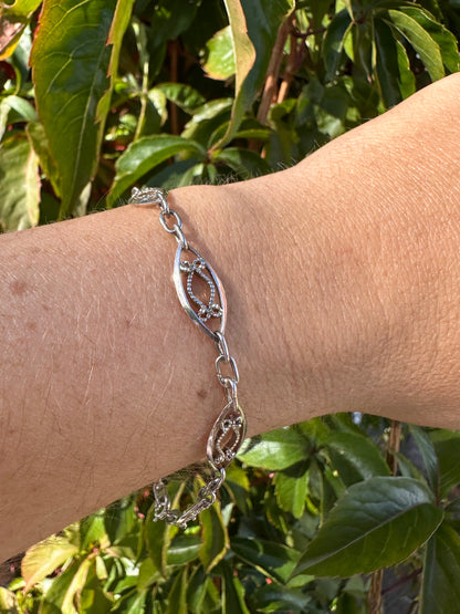 Sterling Silver filigree Bracelet