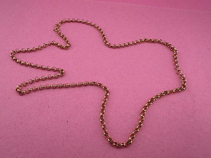 Vintage 9ct Gold Belcher/Rolo chain