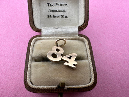 9ct Gold 84 charm
