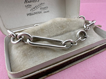 Vintage Sterling Silver Trombone bracelet