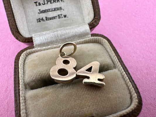 9ct Gold 84 charm
