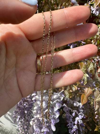 9ct Gold Mini Biker chain