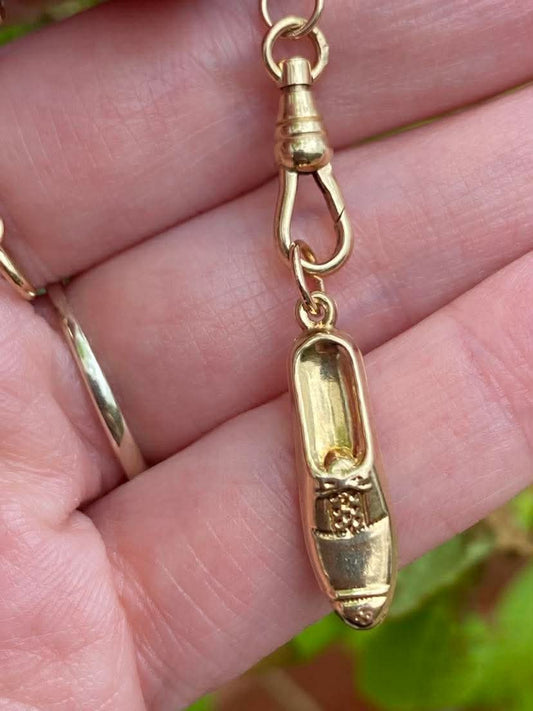 Vintage 9ct Gold Shoe Charm