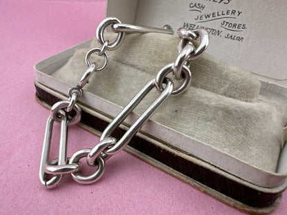 Vintage Sterling Silver Trombone bracelet