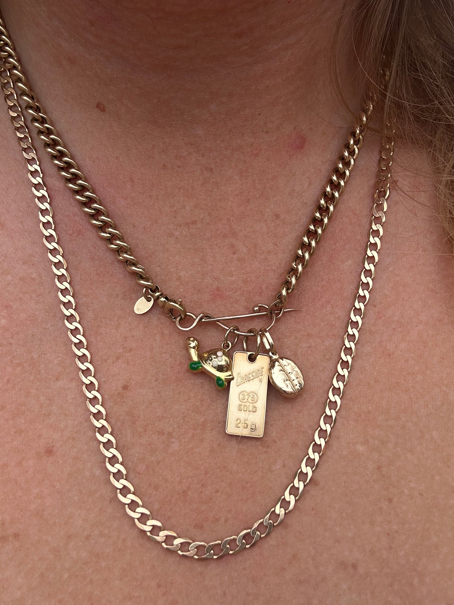 Art Nouveau 9ct Brooch