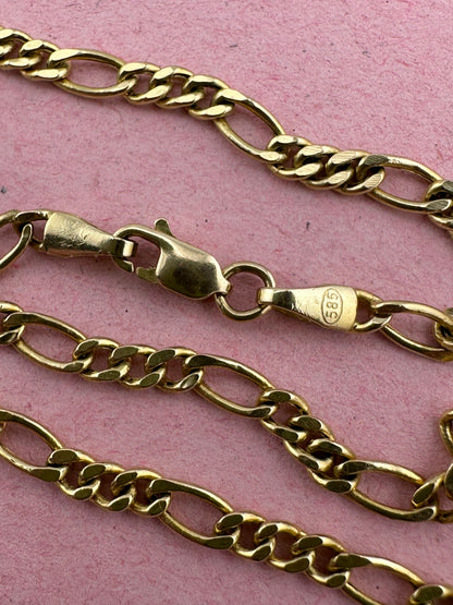 Vintage 14ct Figaro Chain