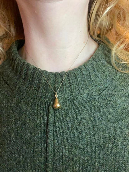 9ct Gold Pear charm