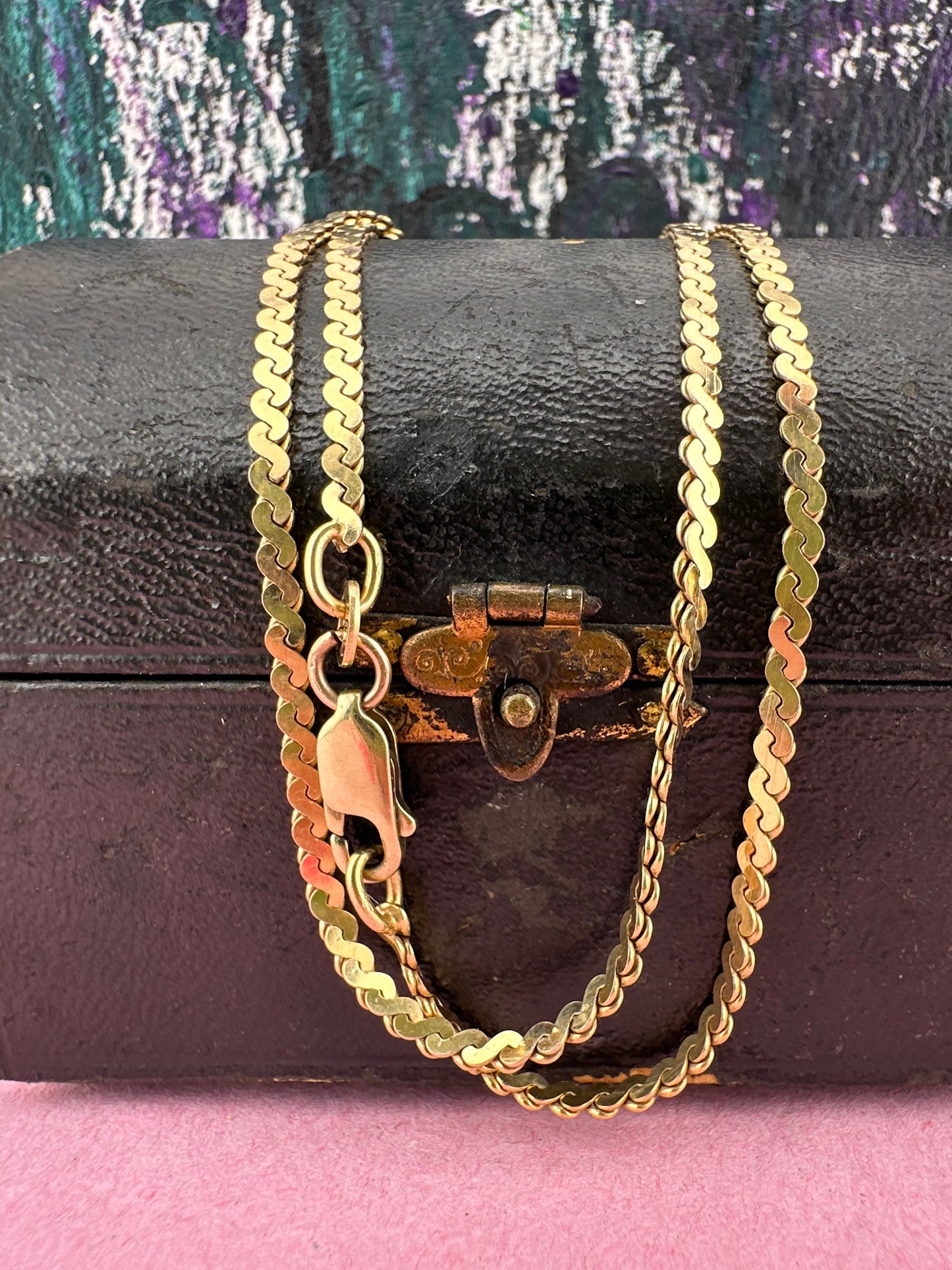 Vintage 9ct Gold S-Link Chain