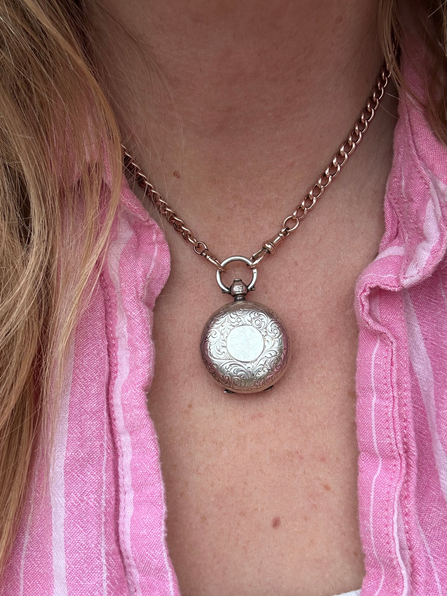 Sterling Silver Sovereign Holder fob