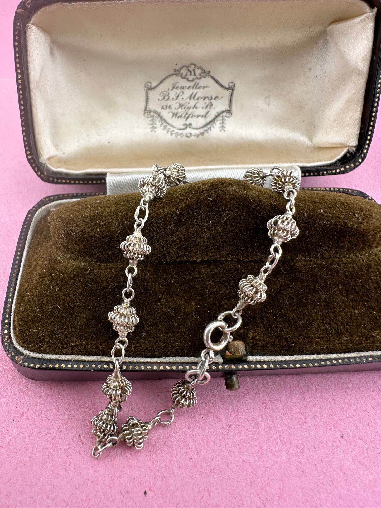 Sterling silver Bauble Link bracelet