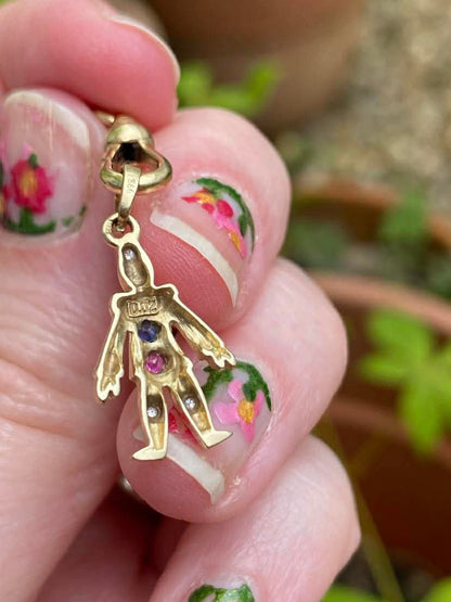 14ct Gold Clown charm