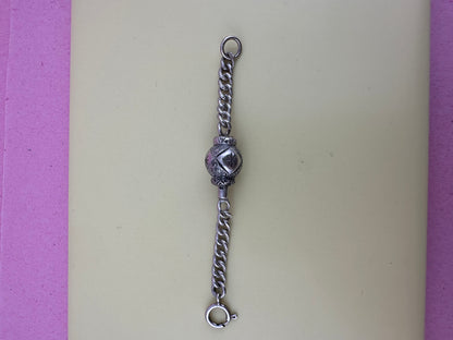 Sterling Silver Spinner Extender with spring ring clasp.