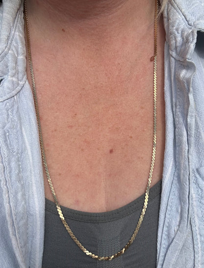 Vintage 9ct Gold S-Link Chain
