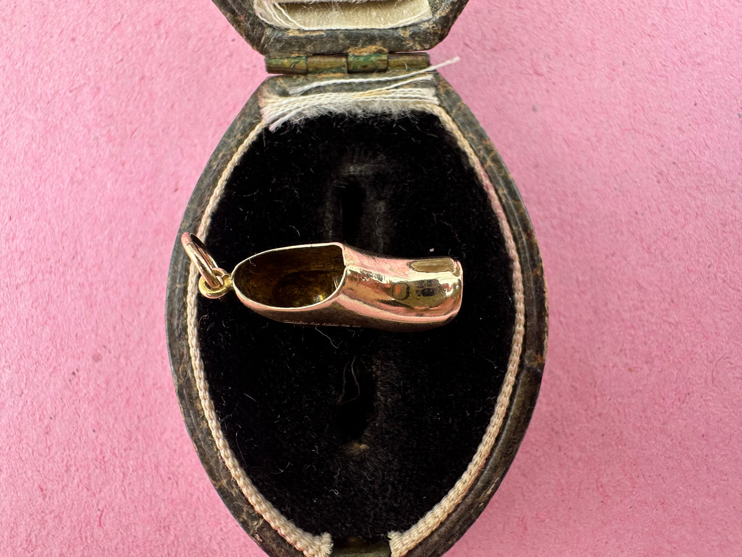 Vintage 9ct Gold Clog charm