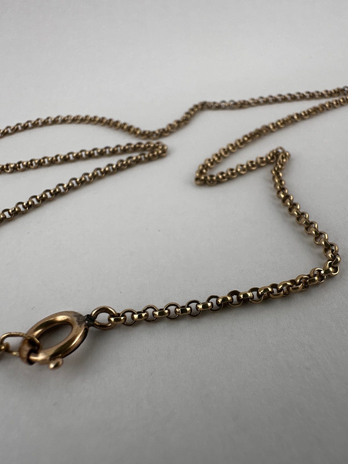 Vintage 9ct Yellow Gold Mini belcher chain