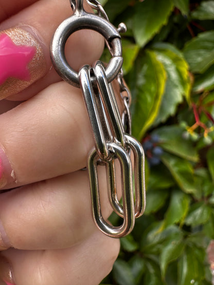Sterling silver paperclip extender