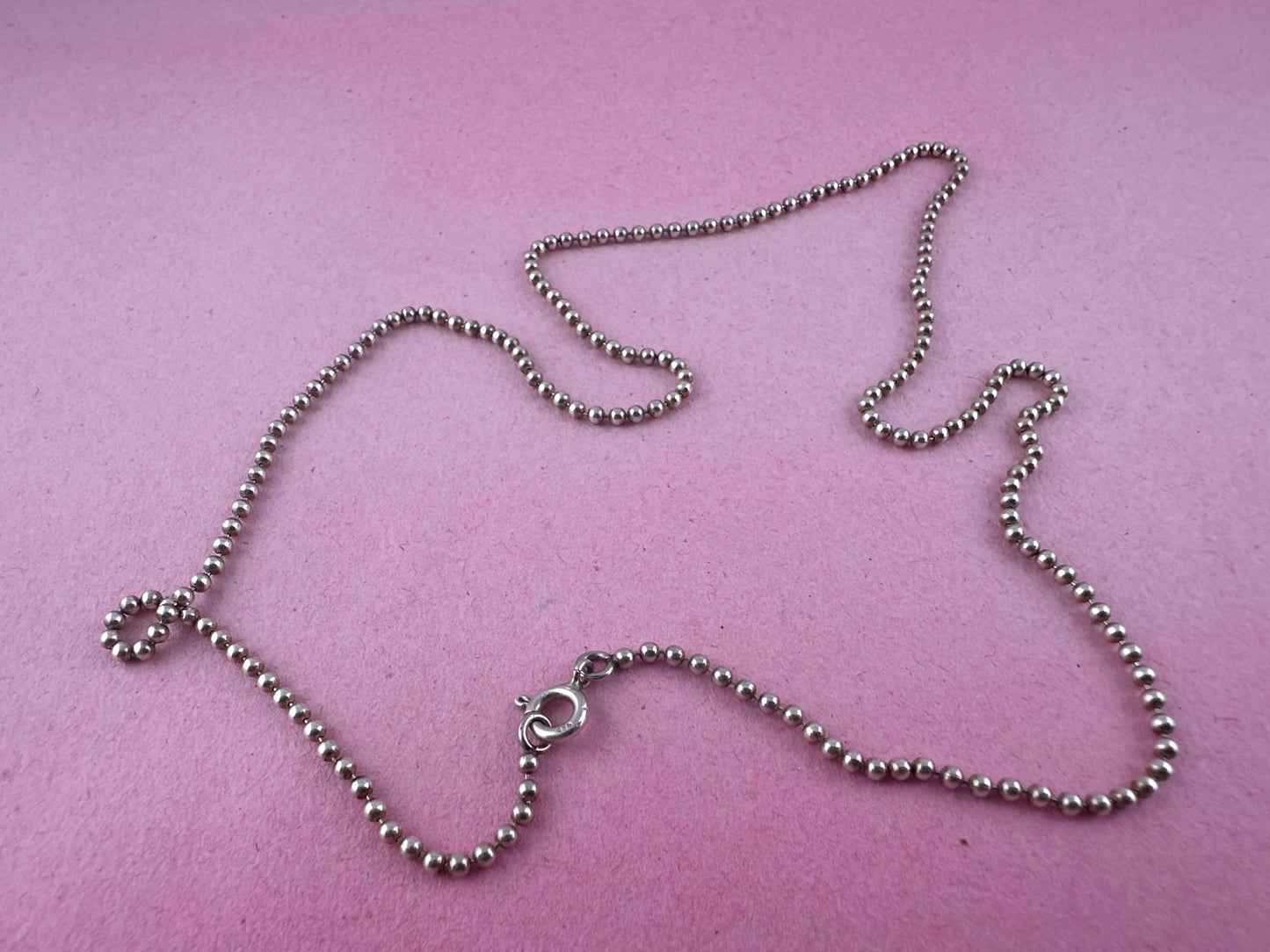 Sterling Silver ball chain