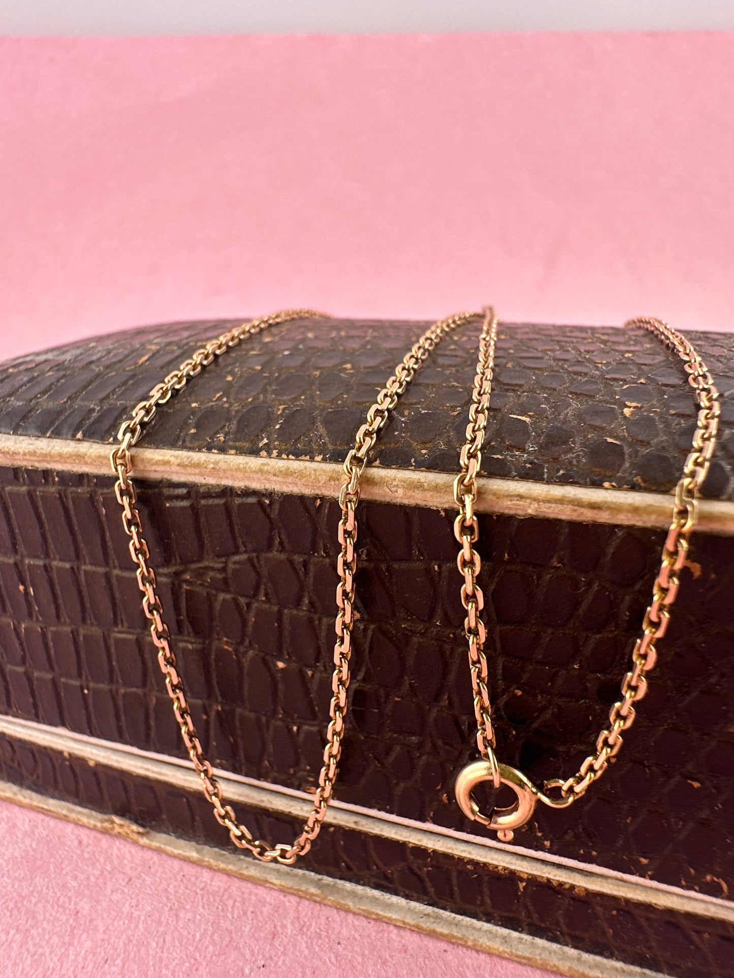 Vintage 9ct Gold Mini biker chain