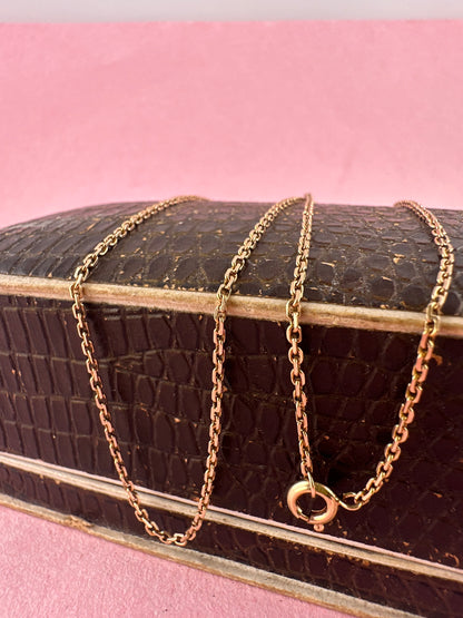 Vintage 9ct Gold Mini biker chain