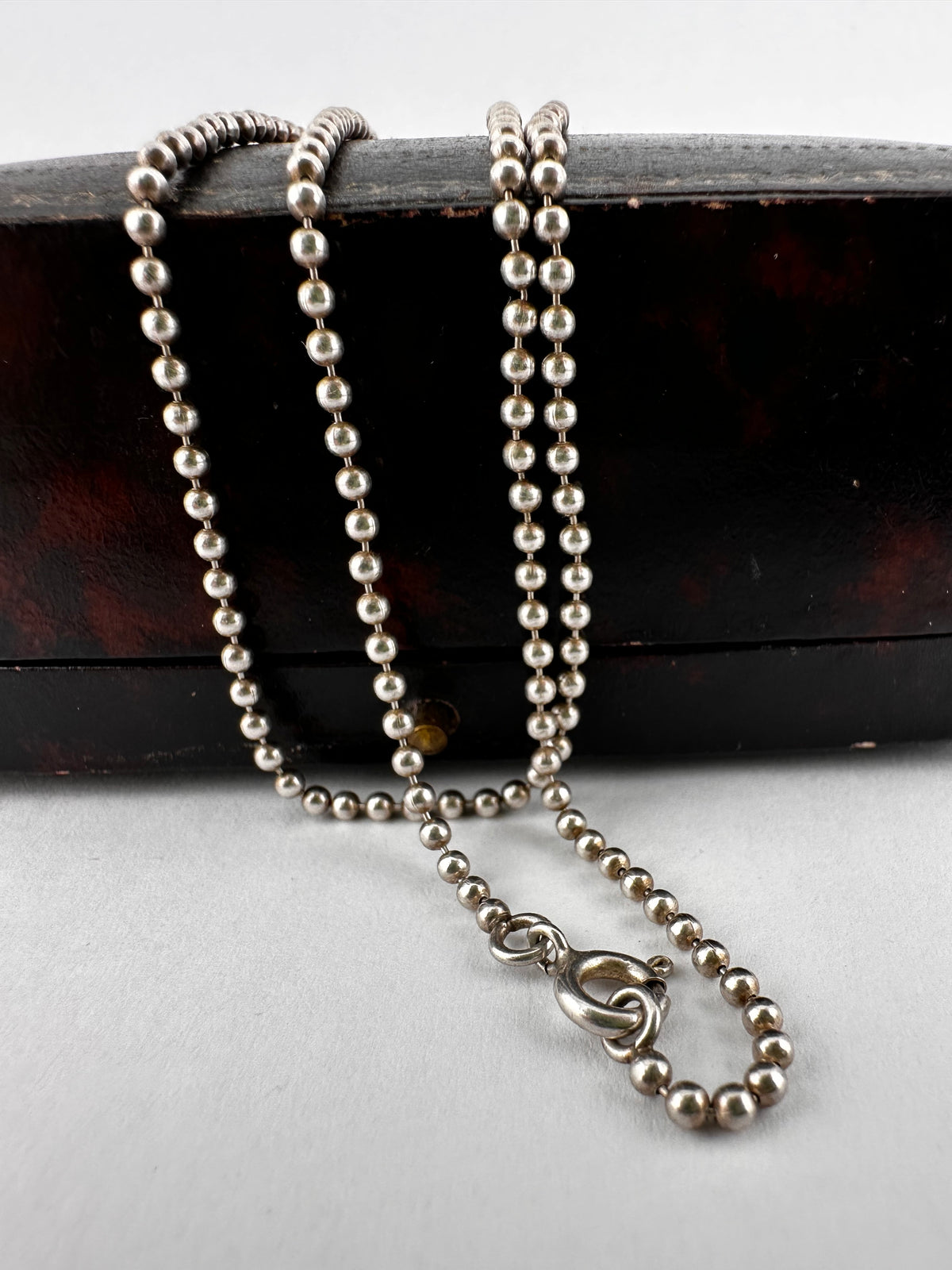Vintage Sterling Silver Ball chain