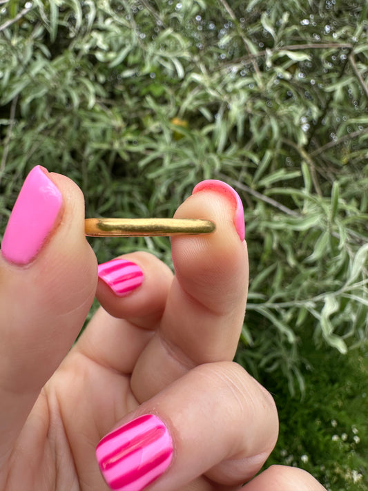 Vintage 22ct Gold thin Band