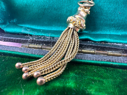 Antique 9ct Gold Tassel pendant