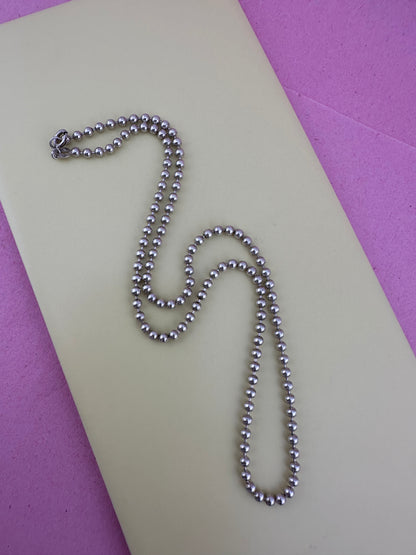 Vintage Sterling Silver Ball chain