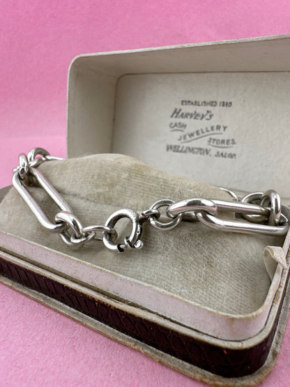 Vintage Sterling Silver Trombone bracelet