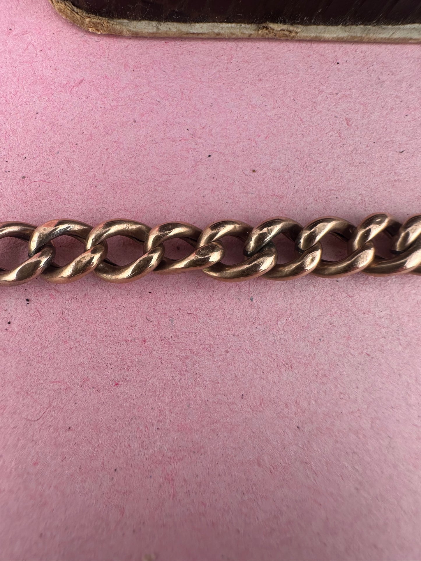 Antique 9ct Rose gold extender
