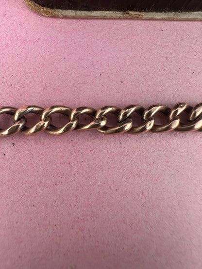 Antique 9ct Rose gold extender
