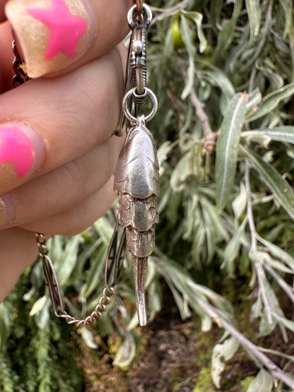 Sterling Silver Articulated Fish pendant