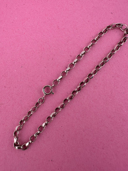 Sterling Silver Biker bracelet