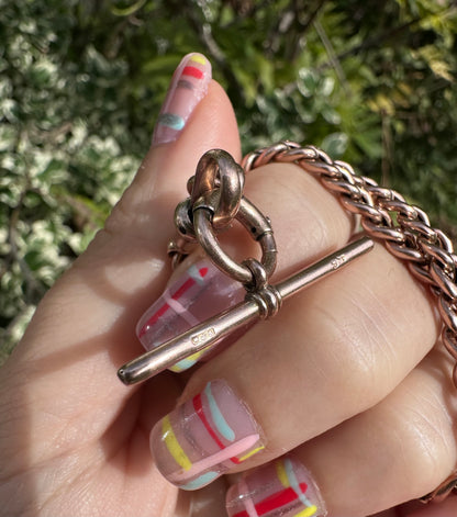 Antique 9ct Rose Gold T-Bar