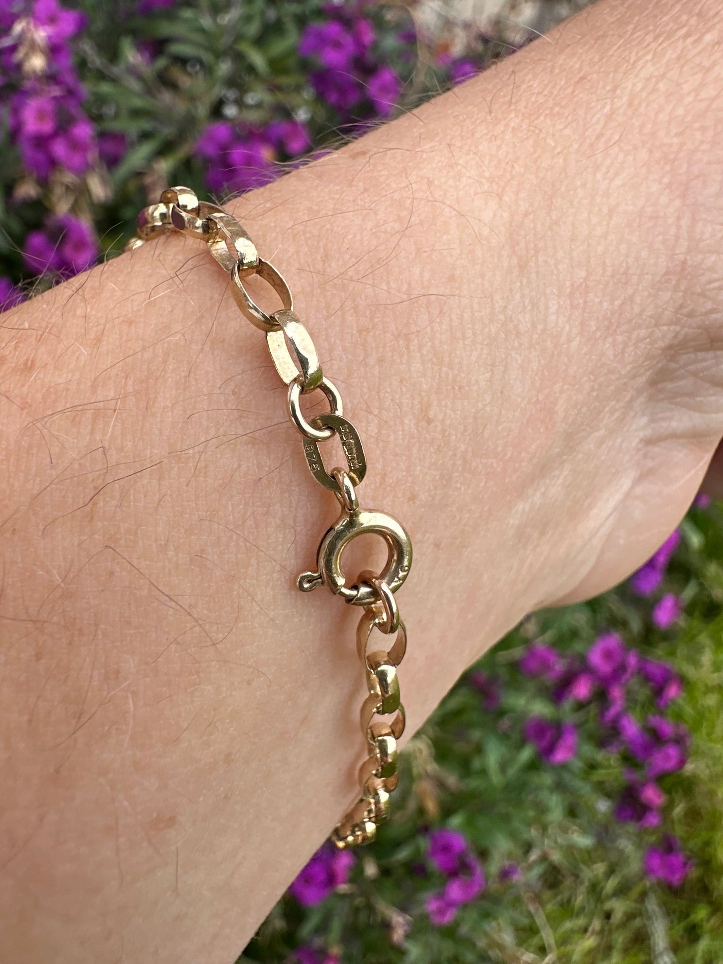 9ct Gold Biker Belcher bracelet